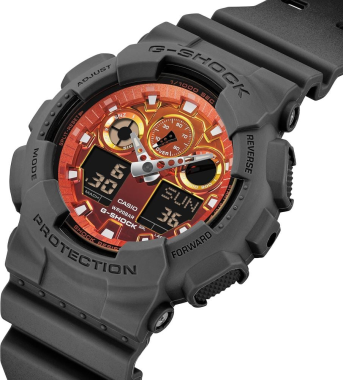 Casio GA-100FL-8ADR Saat